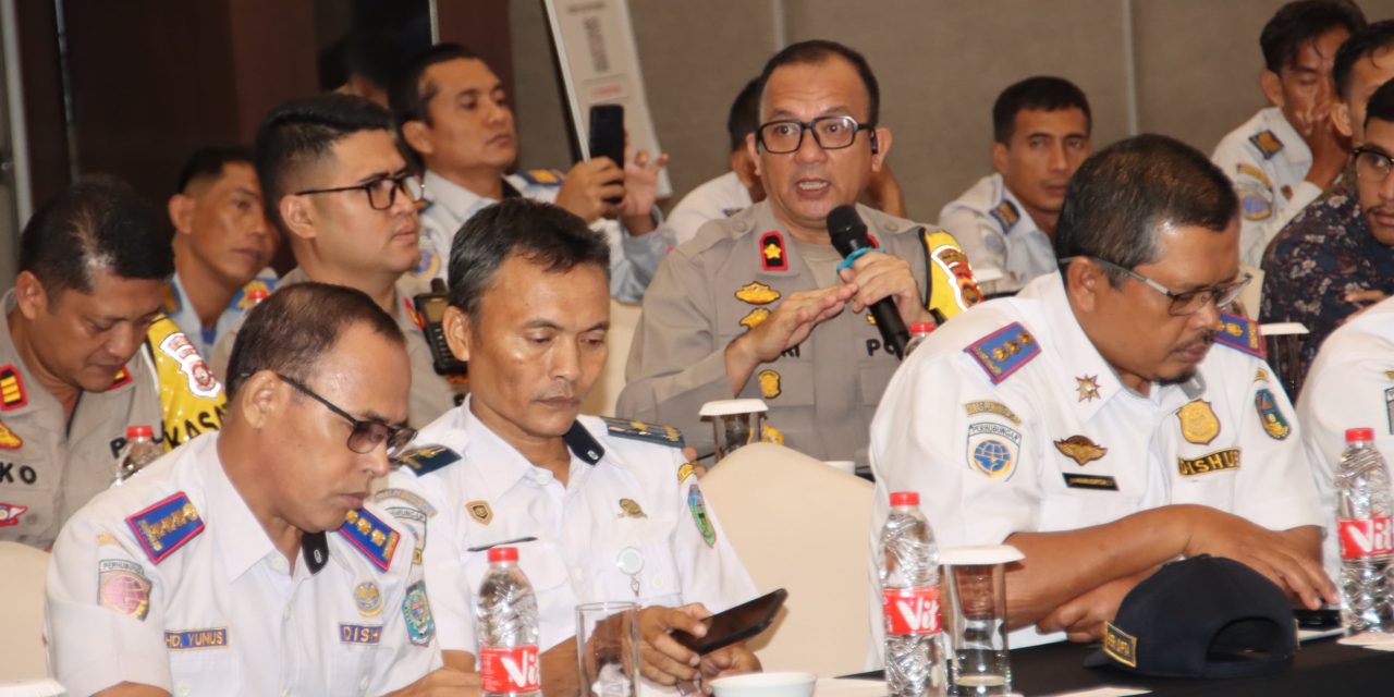 Kasat Lantas Polresta Jambi Hadiri Rakor Teknis Renops Kesiapan Penyelenggaraan Masa Angkutan Lebaran 2024