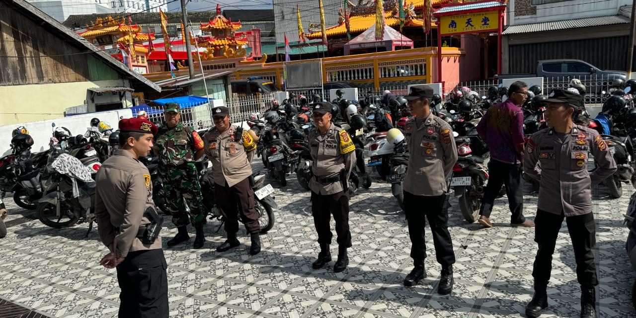 296 Personil Polresta Jambi dan Polsek jajaran Amankan Hari Paskah 2024.