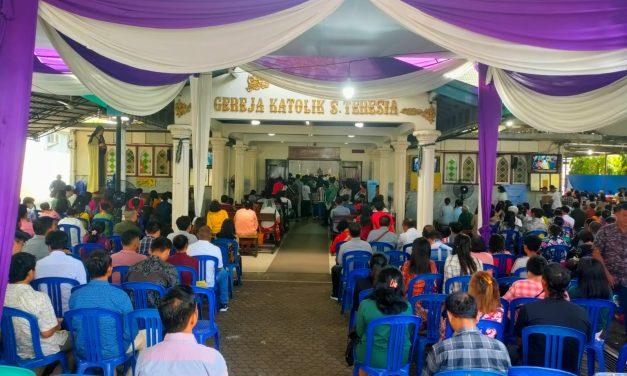 Polsek Jambi Timur Lakukan Pengamanan Minggu Paskah.