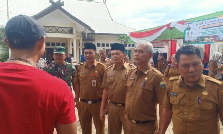 Jelang hari raya idul Fitri pemkab Muaro Jambi bekerja sama dengan Dinas Ketahanan Pangan kabupaten Muaro Jambi Gelar Gerakan pangan murah Dalam rangka menjaga stabilitas pasokan dan harga pangan.