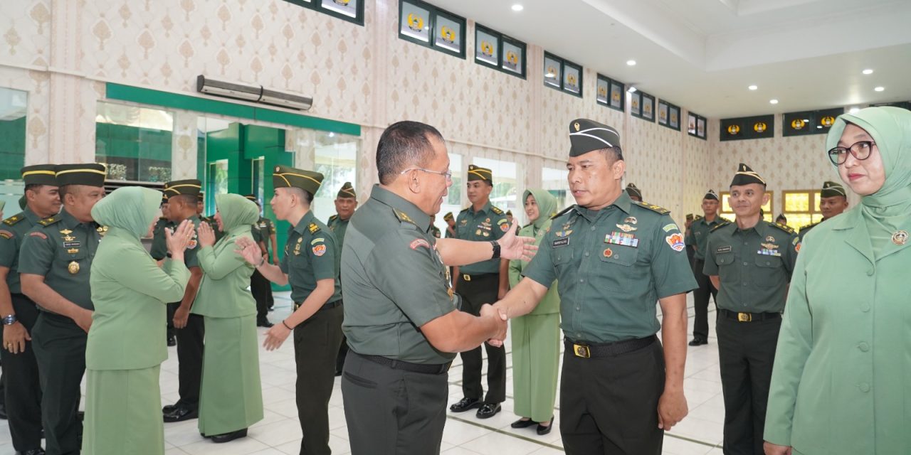 Kapuskesad Terima Laporan Korps Kenaikan Pangkat Personel Puskesad