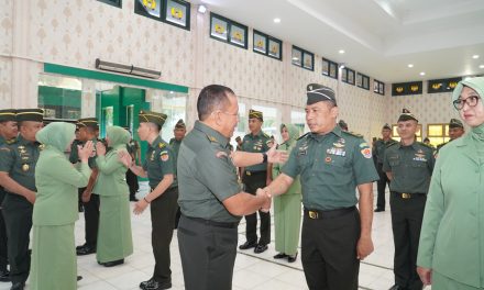 Kapuskesad Terima Laporan Korps Kenaikan Pangkat Personel Puskesad