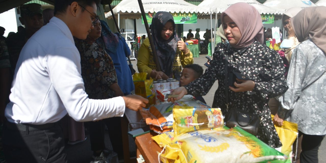 Jelang Lebaran, Korem 042/Gapu Gelar Bazar Murah yang Serentak diadakan Se-Indonesia