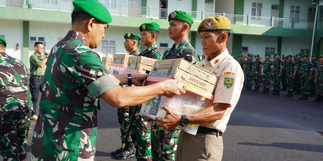 Danrem 042/Gapu Pimpin Apel Cuti Lebaran Anggota Makorem 042/Gapu