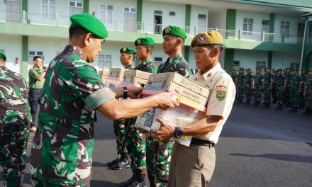 Danrem 042/Gapu Pimpin Apel Cuti Lebaran Anggota Makorem 042/Gapu
