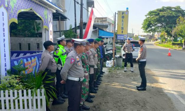 TNI Polri di Abdya Mulai Bersiaga Amankan Arus Mudik Idul Fitri 1445 H