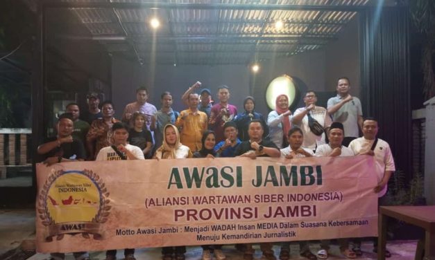 Aliansi Wartawan siber Indonesia Provinsi Jambi menggelar Buka Puasa Bersama dan Bimbingan Jurnalistik oleh AWASI Jambi Tahun 2024