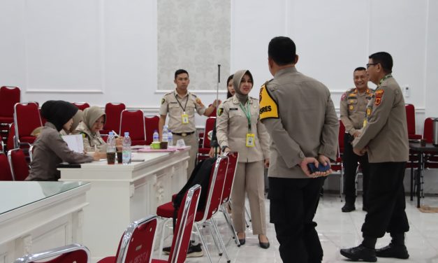 Kapolresta Jambi Pantau Pelaksanaan Verifikasi Berkas Penerimaan Anggota Polri T.A.2024.