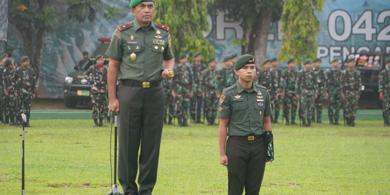 Korem 042/Gapu Gelar Upacara Bendera 17-an Bulan April 2024. Ini Penekanan Panglima TNI