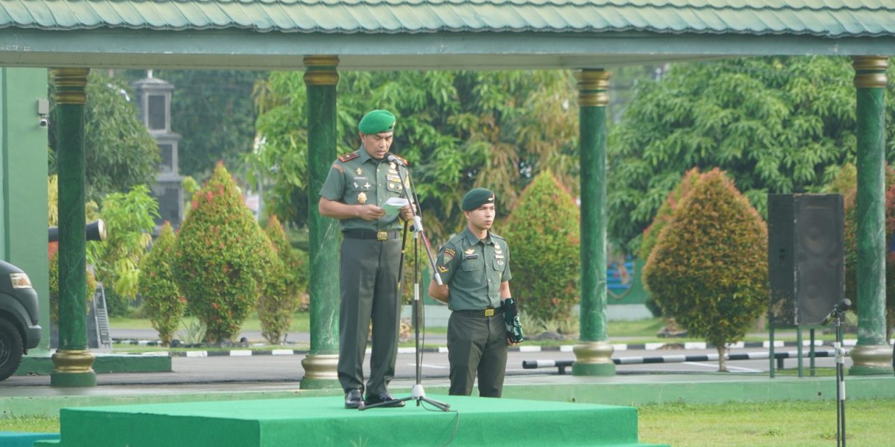 Korem 042/Gapu Gelar Upacara Bendera 17-an Bulan April 2024. Ini Penekanan Panglima TNI