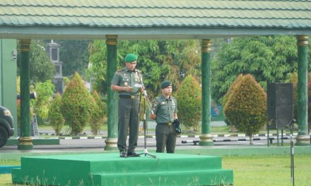 Korem 042/Gapu Gelar Upacara Bendera 17-an Bulan April 2024. Ini Penekanan Panglima TNI