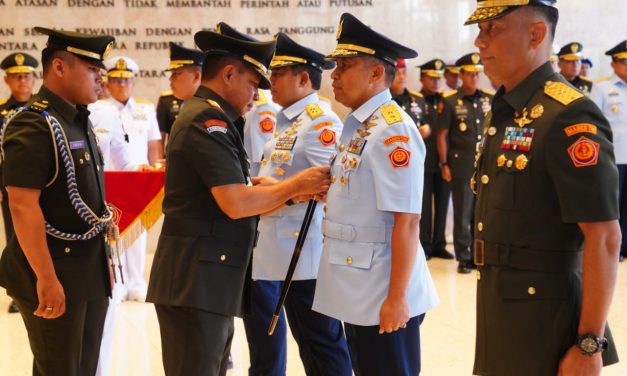 Panglima TNI Pimpin Penyerahan Jabatan Pangkogabwilhan II dan Sertijab 3 Jabatan Strategis Mabes TNI