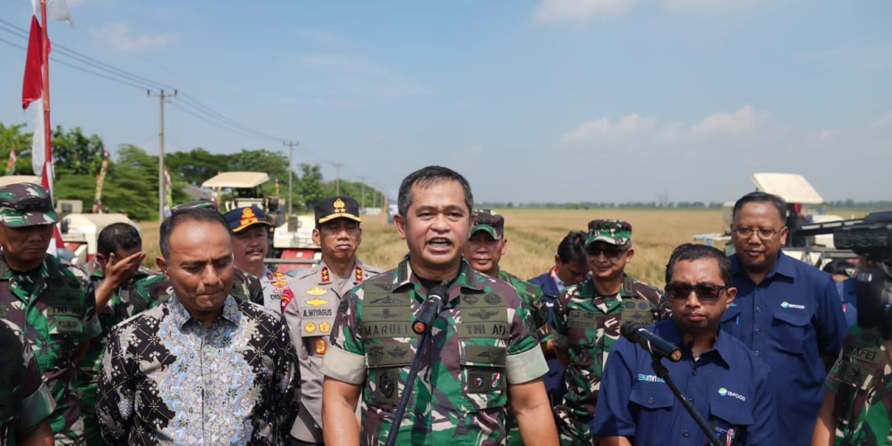 TNI AD Aktif Bantu Pemerintah Amankan Stok Pangan Nasional
