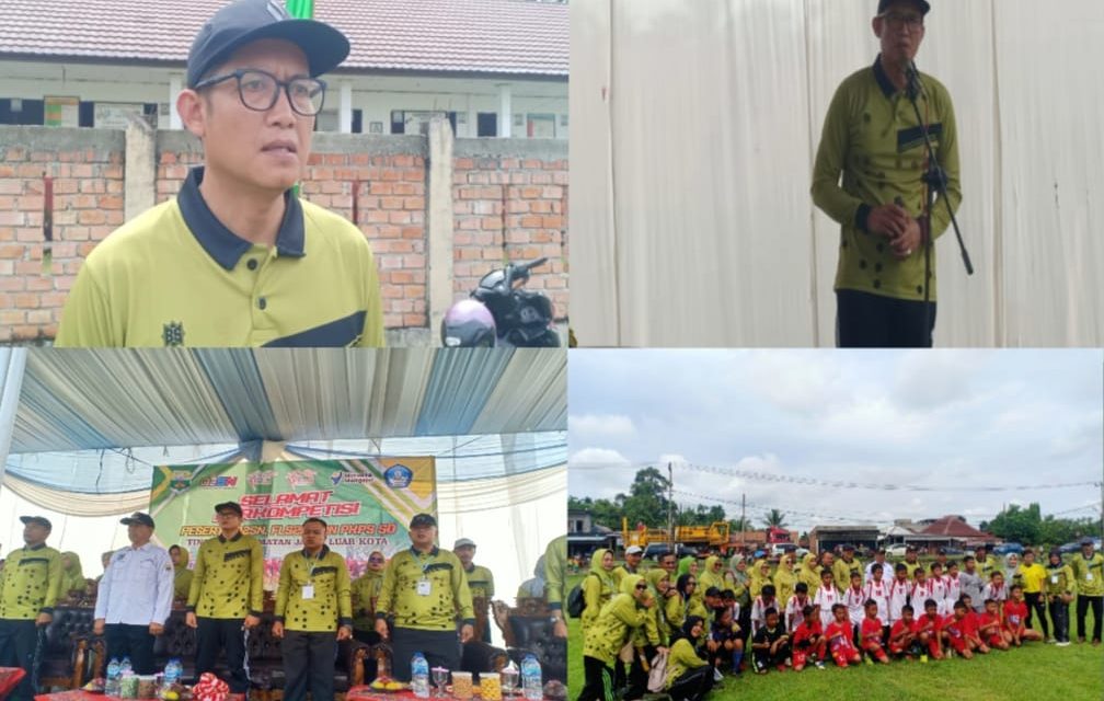 Disdikbud Muaro Jambi firdaus S.ag MM Hadiri pembukaan O2SN FLS2N dan FKPS di tingkat kecamatan Jaluko Tahun 2024