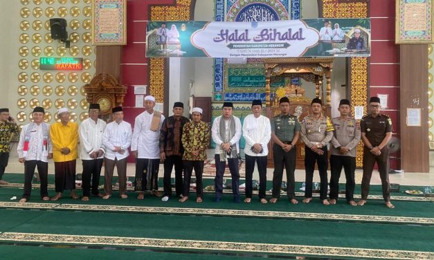Dandim 0420/Sarko Menghadiri Halal Bihalal Bersama Bupati Merangin Dan Polres Merangin