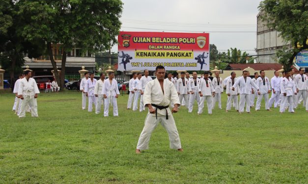 53 Personil Polresta Jambi Ikuti UBP Kenaikan Pangkat TMT 1 Juli 2024.