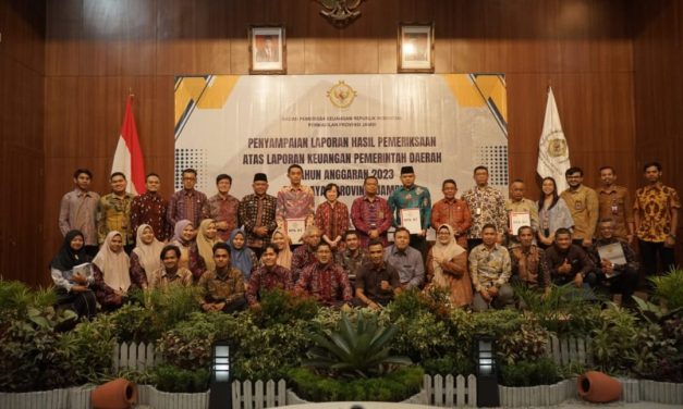 Sukses Dibawah Kepemimpinan Penjabat Muaro Jambi Bachyuni Deliansyah, Pemkab Muaro Jambi Raih Opini WTP 8 Kali Berturut-turut