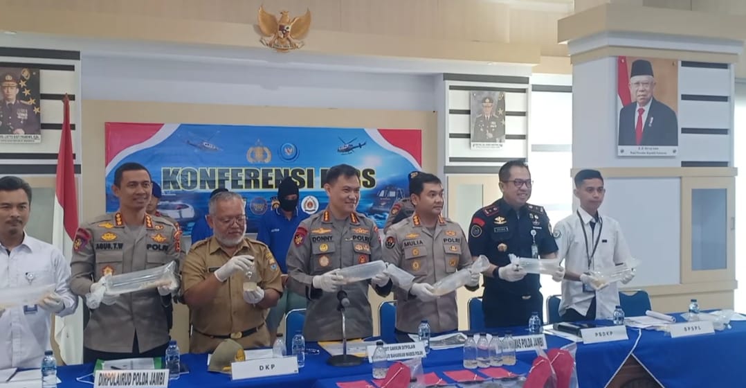 Tim Gabungan Ditpolair Korspolairud Baharkam Polri Berhasil Mengamankan 7 Box BBL (Benih Bening Lobster) Sebanyak 125.684 di 2 TKP Berbeda Pada 10 Mei 2024 Lalu di Kota Jambi dan Muaro Jambi