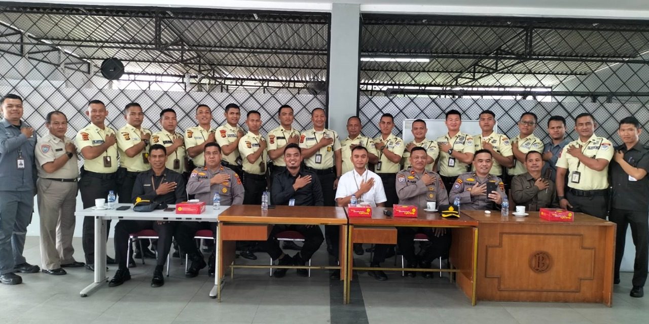 Binkamsa dan Sosialisasai Oleh Kasat Binmas Kepada Satpam Bank Indonesia Jambi
