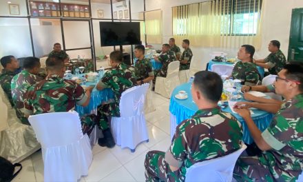 Kasrem O42/Gapu Berikan Pengarahan Kepada Pejabat Kodim 0420/Sarko