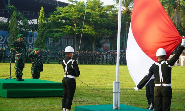 Kasipers Kasrem 042/Gapu Pimpin Upacara 17-an Bulan Mei 2024