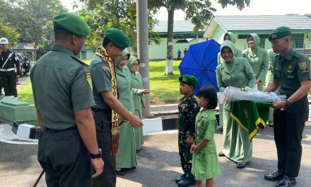 Kunker Pangdam ll Sriwijaya Ke Batayon Inf 143/TWEJ Dalam Rangka Apel Dansat Se Kodam ll Sriwijaya