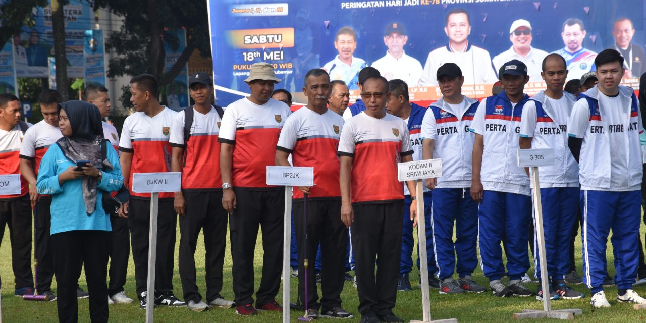 Kuda Hitam…! Kodam II/Swj Gondol Juara 3 Gate Ball Sumsel