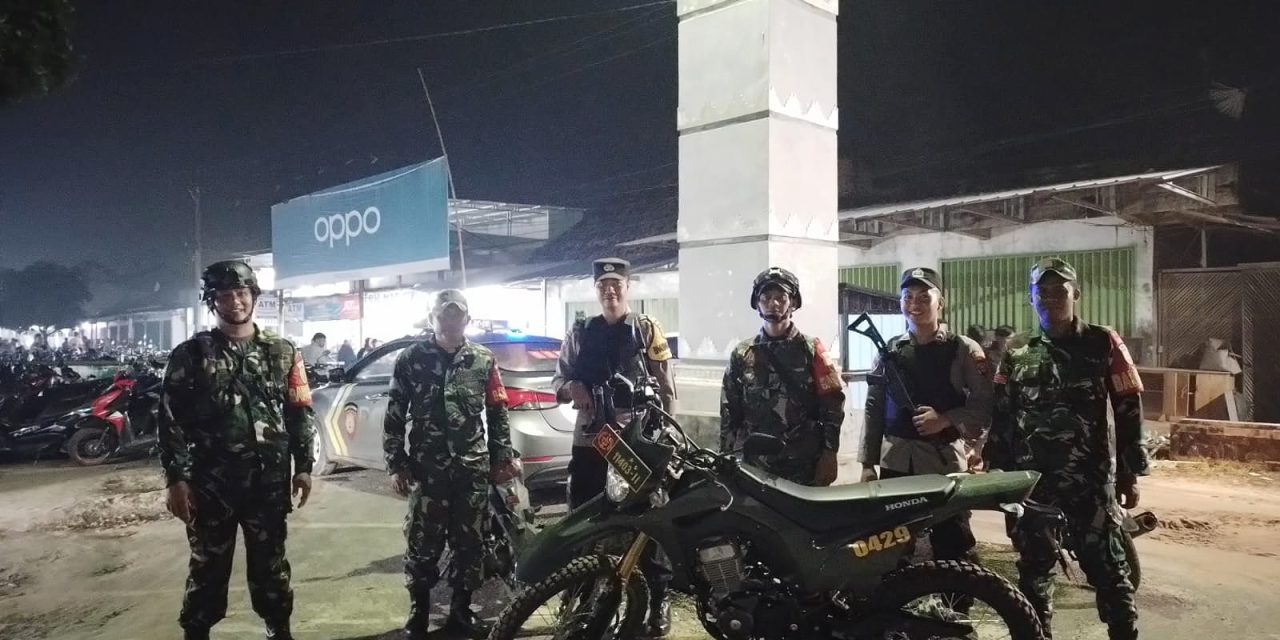 Tingkatkan Kewaspadaan Wilayah, Koramil Jajaran Kodim 0429/Lamtim Serentak Laksanakan Patroli