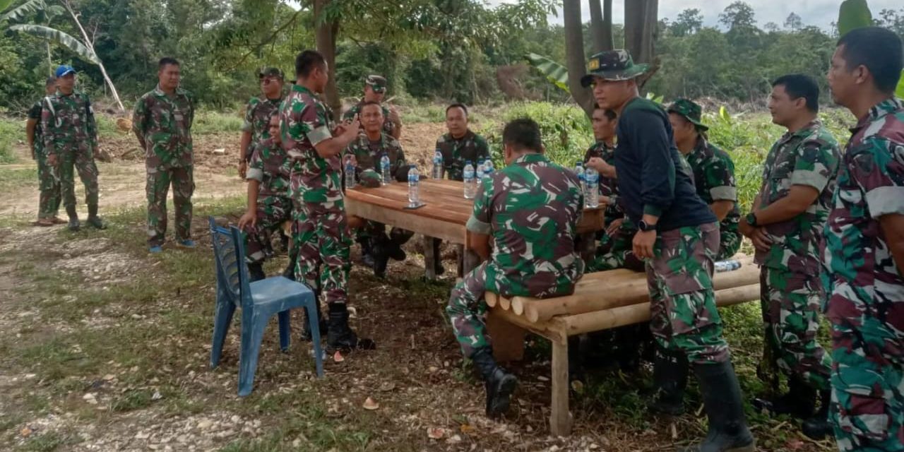 Dandim 0420/Sarko Bersama Dengan Perwira Kodim Melaksanakan Pengecekan Ketahanan Pangan Terpadu