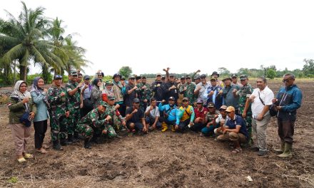Pastikan Capai Sasaran, Meski Libur Pangdam II/Sriwijaya Tinjau Program Opla di OKI