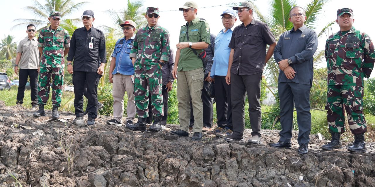 Pangdam II/Swj Tinjau Lokasi OPLA di Banyuasin