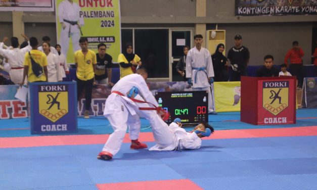 Bravo! Yonarmed 15/Cailendra Sabet 3 Medali Emas Kejurda Karate Seri-1 2024