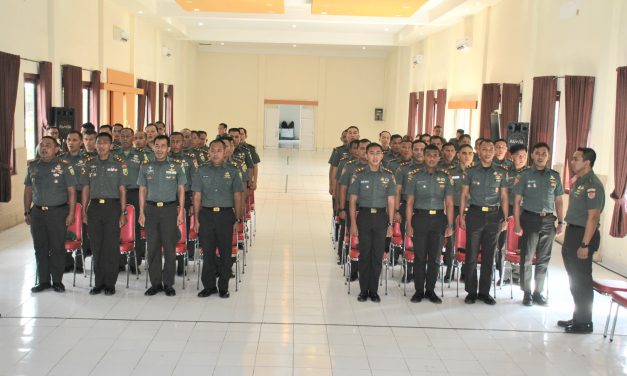 Tingkatkan Intel TNI AD, Kodam II/Swj Gelar Pembekalan Intelijen