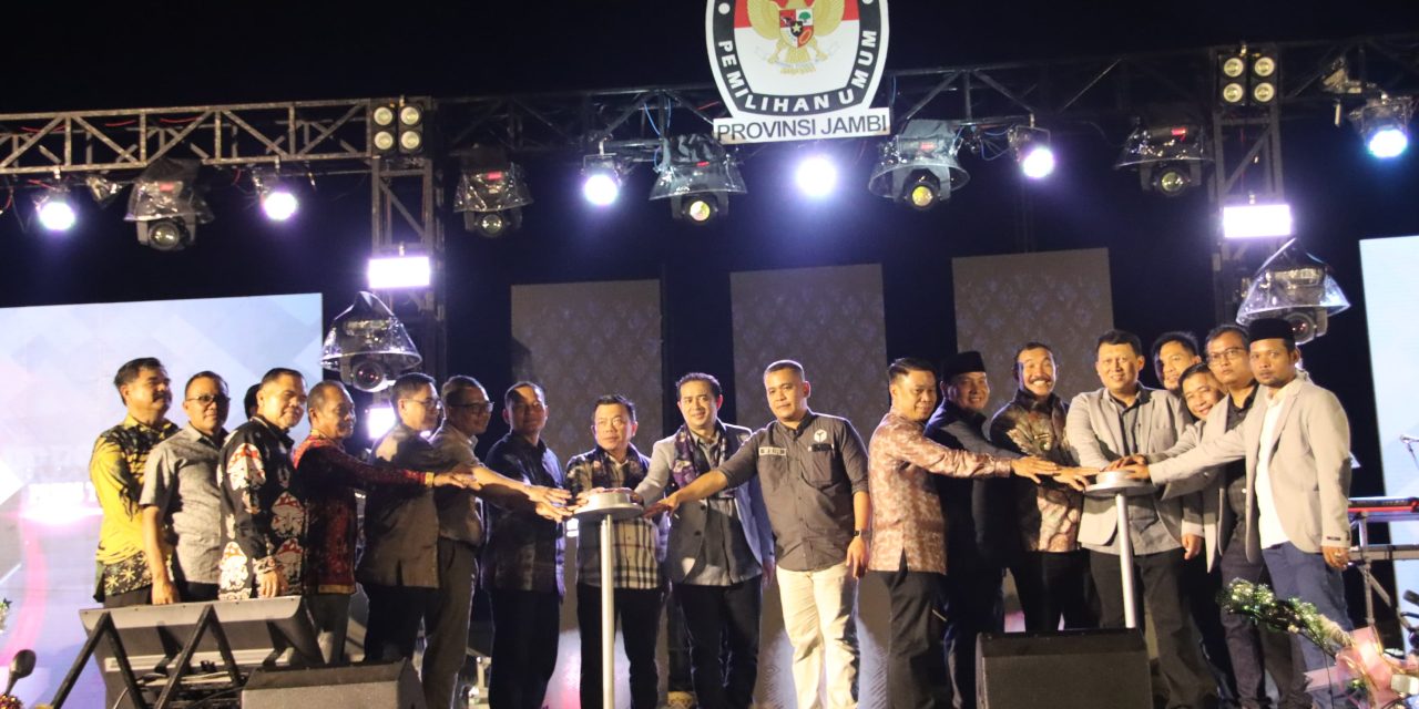 206 Personil Gabungan Polresta dan Polda Jambi Siap Amankan Peluncuran Pilkada Serentak Tahun 2024 Di Provinsi Jambi.