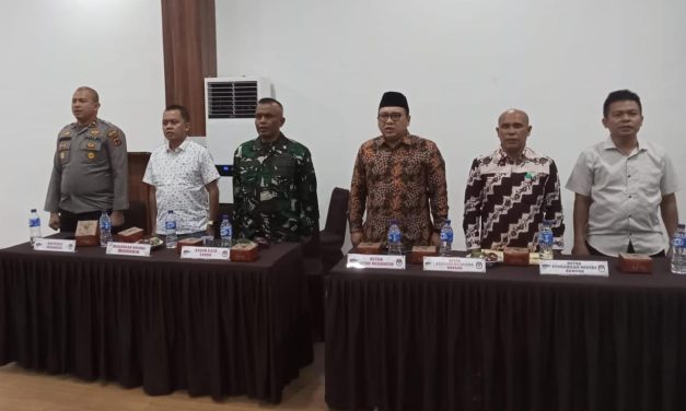 Kasdim 0420/Sarko Mewakili Dandim Hadir Pada Rapat Pleno Terbuka Kabupaten Merangin