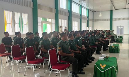 Kumdam II/Sriwijaya Berikan Penyuluhan Hukum Prajurit, PNS Dan Persit Jajaran Korem 043/Gatam