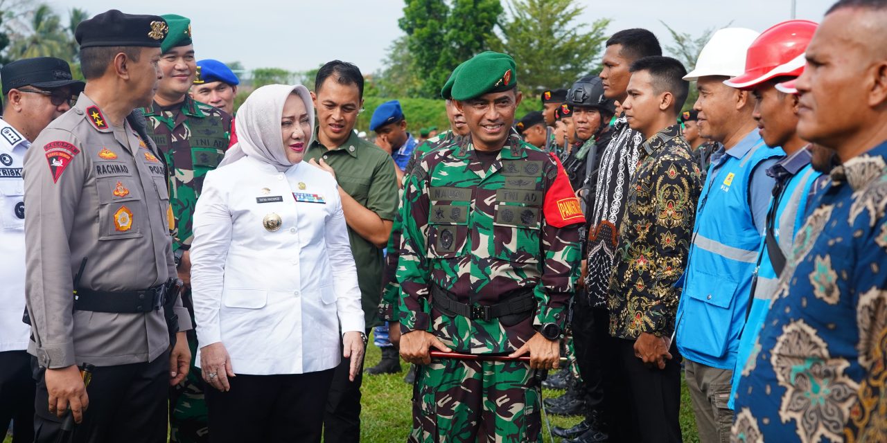 Kunker RI-1, Kogasgabpad Pam VVIP Gelar 4.800 Pasukan di Sumsel