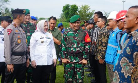 Kunker RI-1, Kogasgabpad Pam VVIP Gelar 4.800 Pasukan di Sumsel