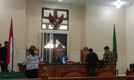 Sidang Gugatan SK Bupati Antara Poktan Imam Hasan Melawan Bupati Tanjung Jabung Barat dan PT Dasa Anugerah Sejati.