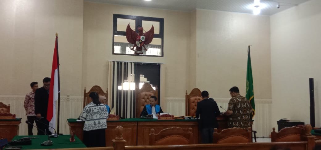 Sidang Gugatan SK Bupati Antara Poktan Imam Hasan Melawan Bupati Tanjung Jabung Barat dan PT Dasa Anugerah Sejati.