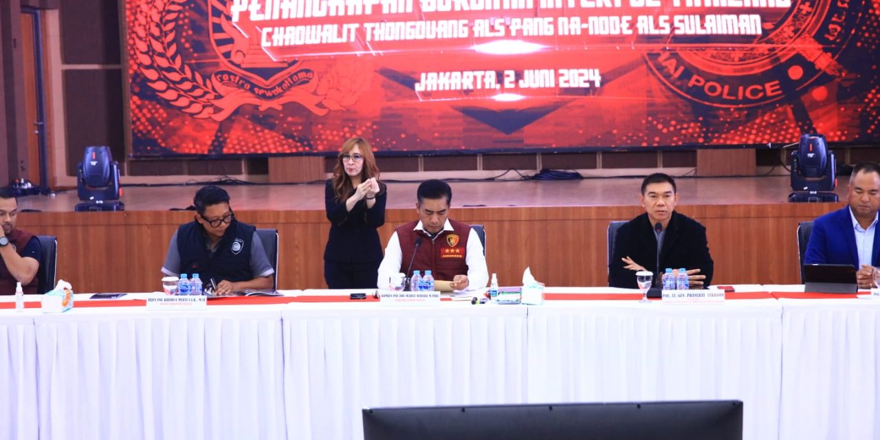 Polri Tangkap Buronan Thailand Paling Dicari