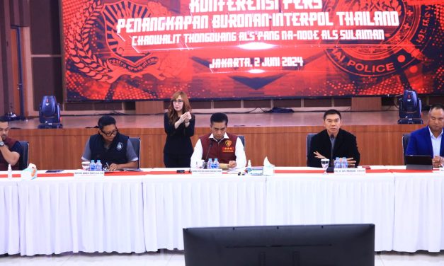 Polri Tangkap Buronan Thailand Paling Dicari