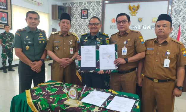 Wujud meningkatkan kesejahteraan masyarakat, Pemprov Jambi dan Korem 042/Gapu tanda tangani MOU percepatan Pembangunan RTLH
