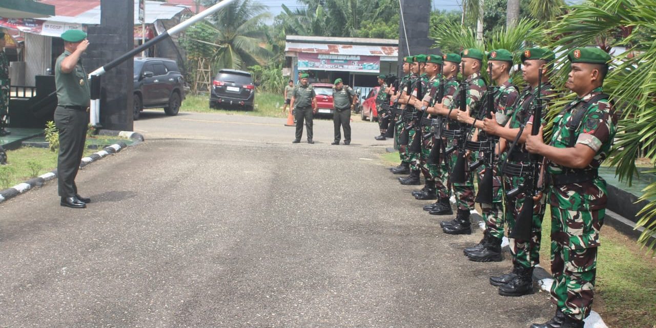 Dandim 0420/Sarko Terima Kunjungan Kerja Tim Dari Pusterad
