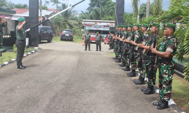 Dandim 0420/Sarko Terima Kunjungan Kerja Tim Dari Pusterad