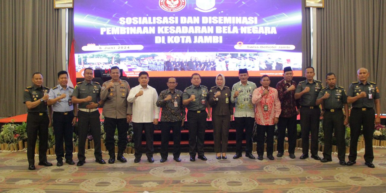 Kementerian Pertahanan RI Gelar   Sosialisasi PKBN Lingkup Masyarakat di Kota Jambi Provinsi Jambi