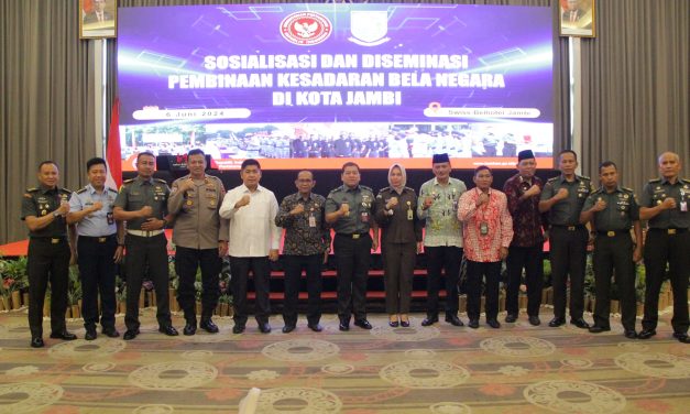 Kementerian Pertahanan RI Gelar   Sosialisasi PKBN Lingkup Masyarakat di Kota Jambi Provinsi Jambi