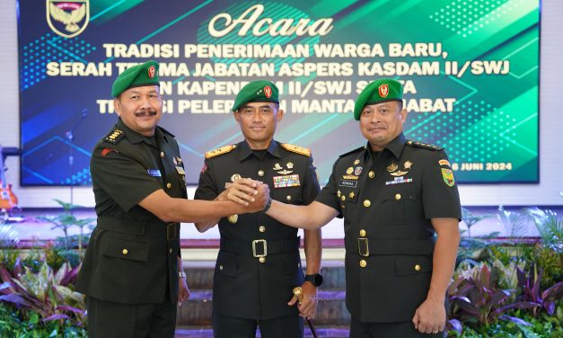 Kolonel Inf Drs. Paiman, M.I.P., Resmi Jabat Kapendam II/Sriwijaya