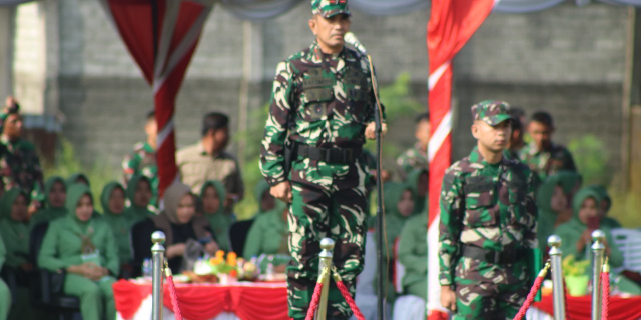 Danrem 042/Gapu Pimpin Upacara Penutupan TMMD ke-120 di wilayah Kabupaten Kerinci