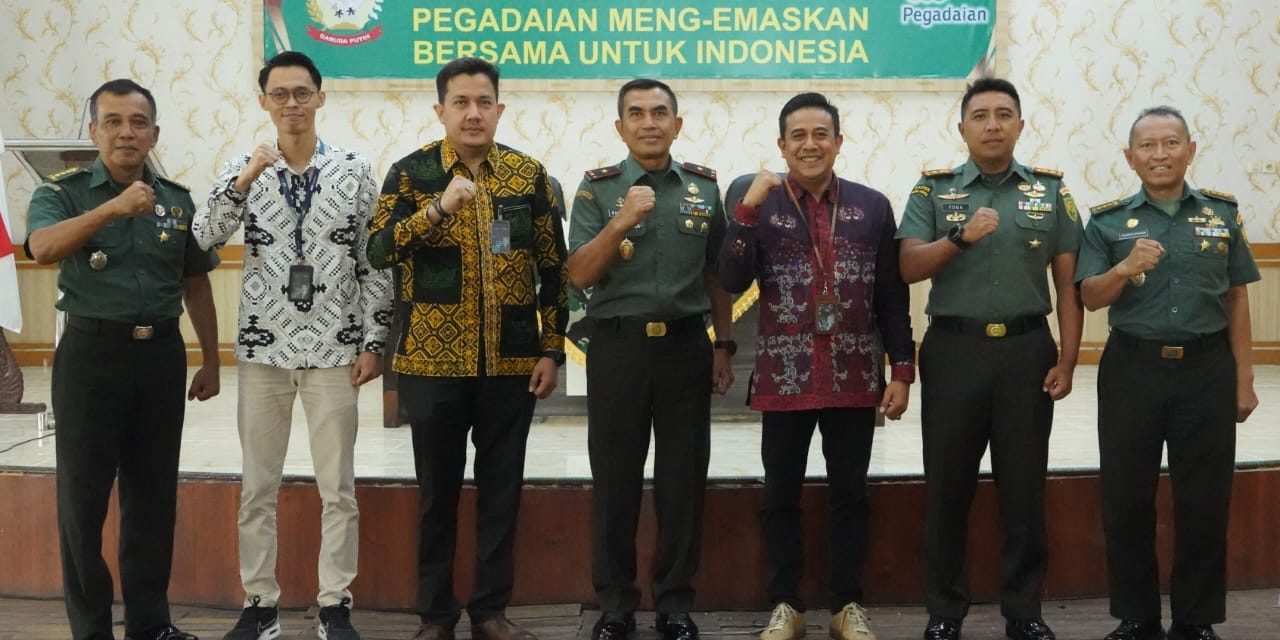 Anggota dan Persit Korem 042Gapu mengikuti sosialisasi PT. Pegadaian Cabang Jambi.